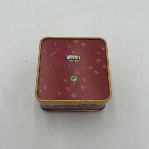 VTG Fossil Blue Men's Wristwatch Silver Day & Date 24 HR Quartz Water Resistance - Picture 8 of 8